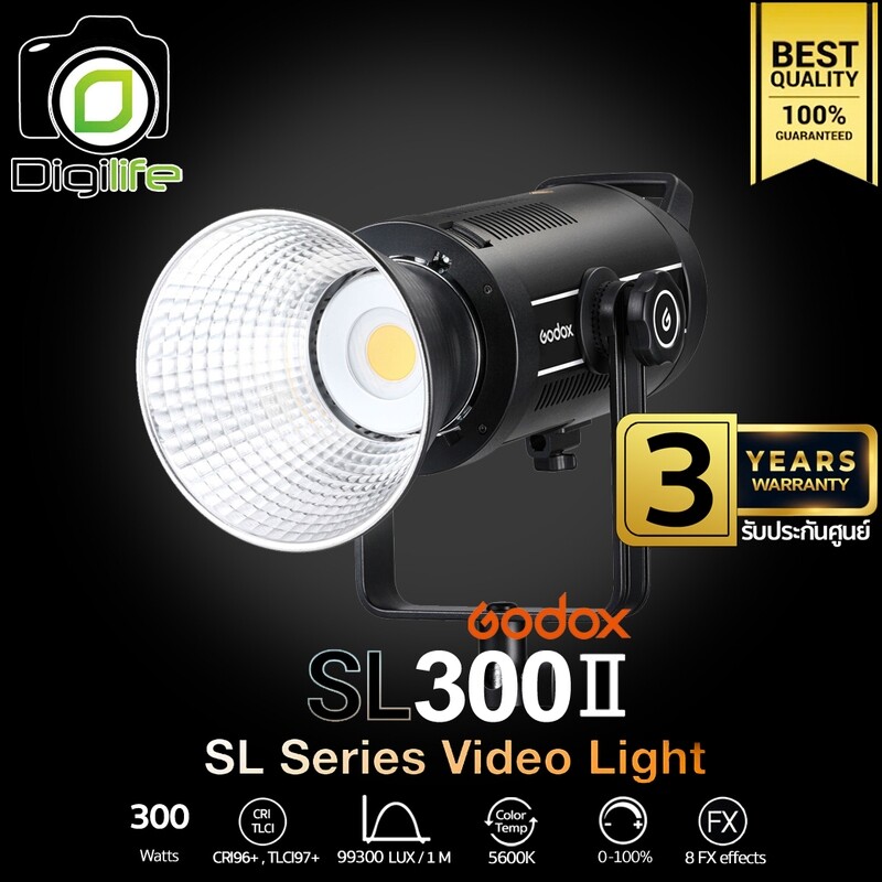Godox LED SL300II 300W 5600K - Bowen Mount - รับประกันศูนย์ Godox Thailand 3ปี