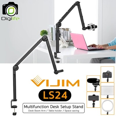 Vijim LS24 Multifunction Desk Setup Stand 100cm. ขาตั้งแบบติดตั้งโต๊ะ รีวิว, วิดีโอ, Live Stream, E-Sport, ถ่ายภาพ