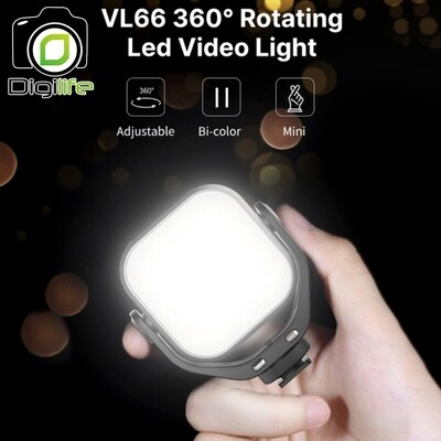 Vijim LED VL66 3200K-6500K CRI95 2000 mAh - ไฟ LED Video Light ไฟวิดีโอ Live สด ถ่ายภาพ