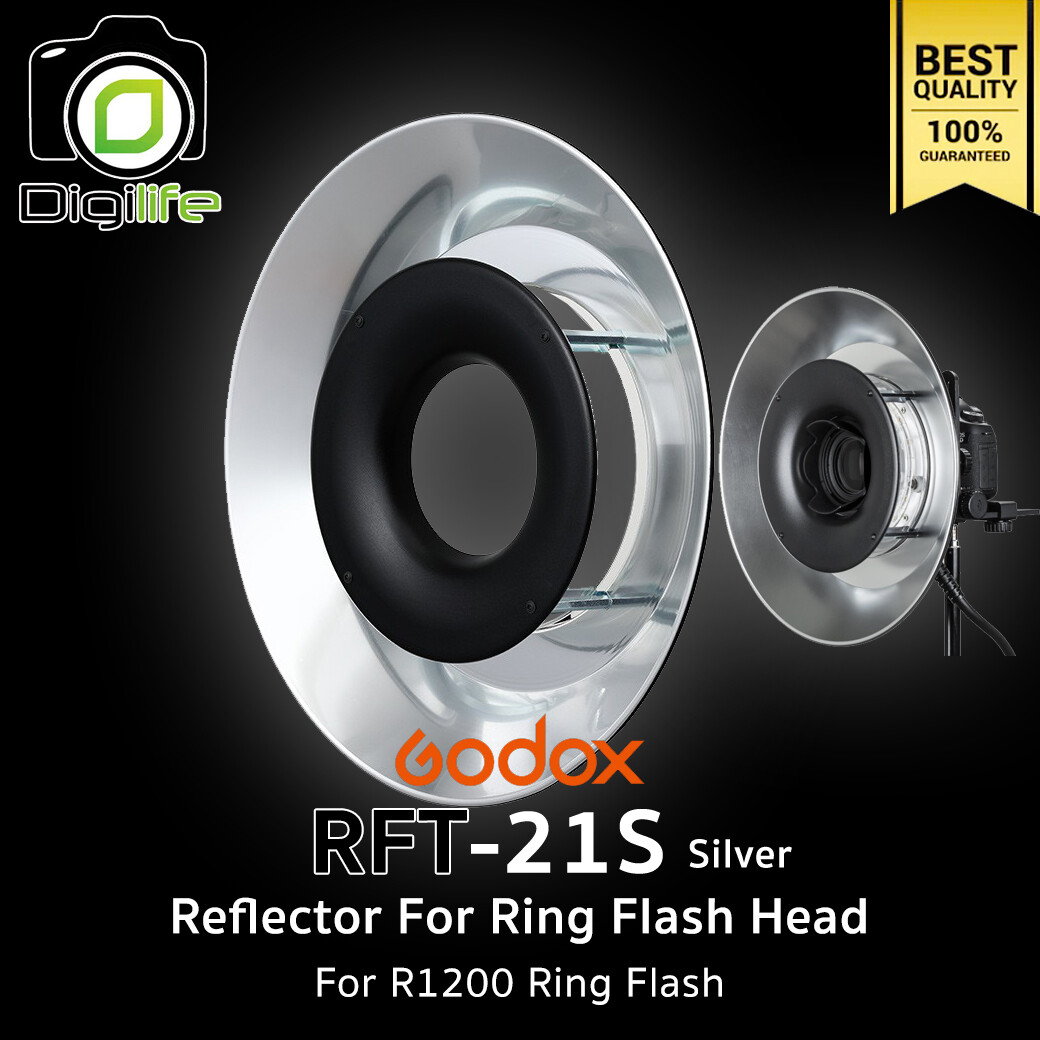 Godox Reflector RFT-21S Silver 15inch For R1200 Ring Flash Head