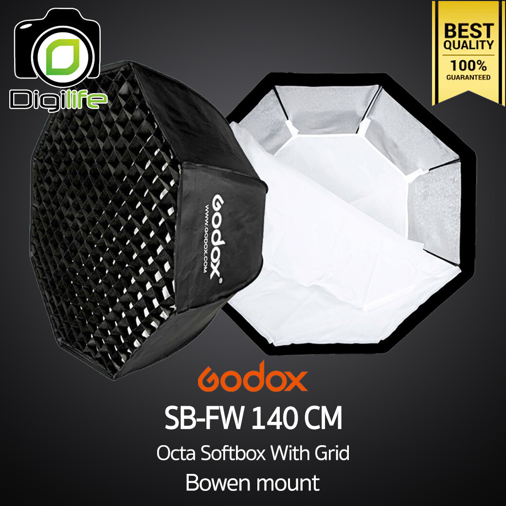 Godox Softbox SB-FW 140 cm. Octa Softbox With Grid [ Bowen Mount ] วิดีโอรีวิว , Live , ถ่ายรูปติบัตร , สตูดิโอ