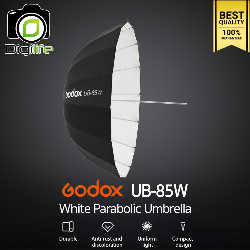 Godox Umbrella UB-85W White Parabolic Umbrella 85cm. / 33.5 inch ร่มสะท้อนขาว