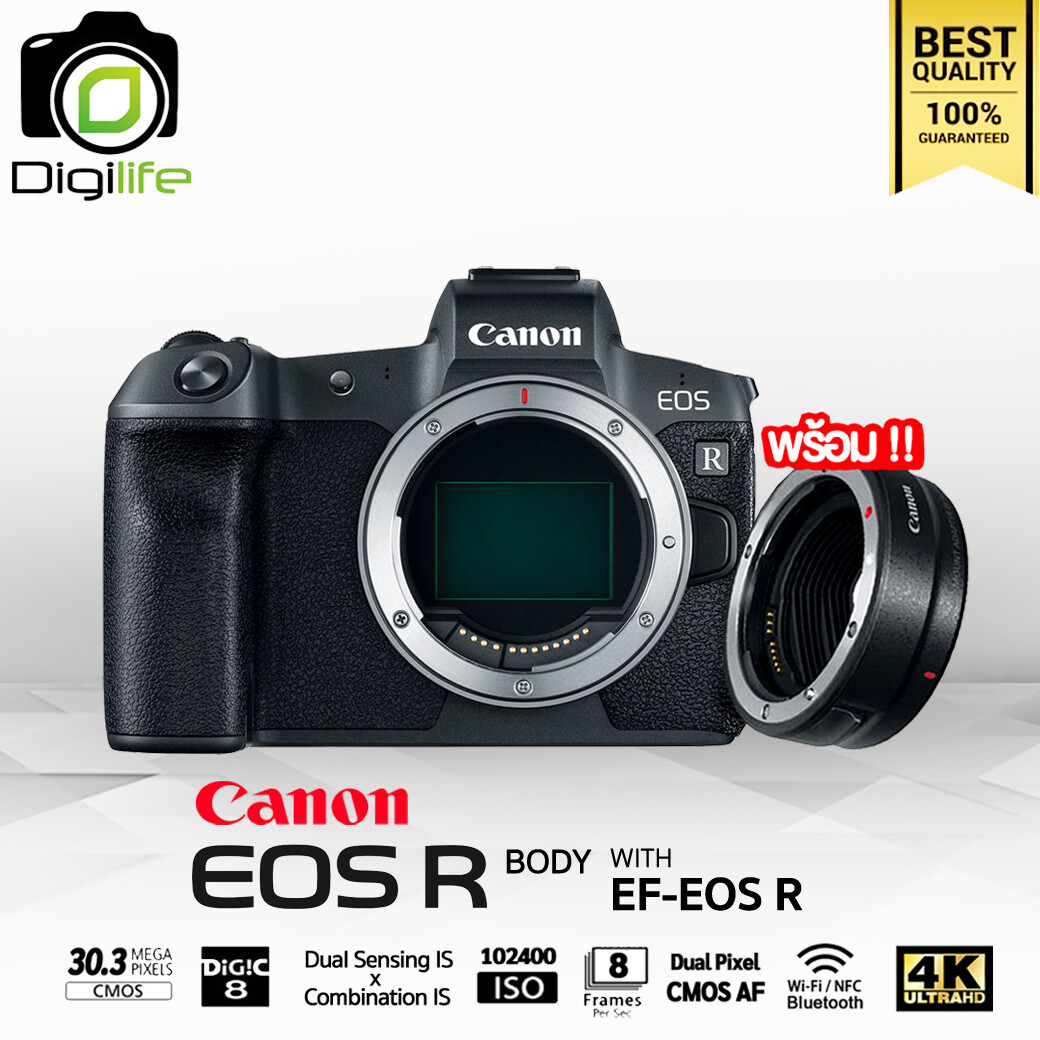 Canon Camera EOS R [ Body ] **พร้อม Adapter EF-EOS R - รับประกันร้าน Digilife Thailand 1ปี