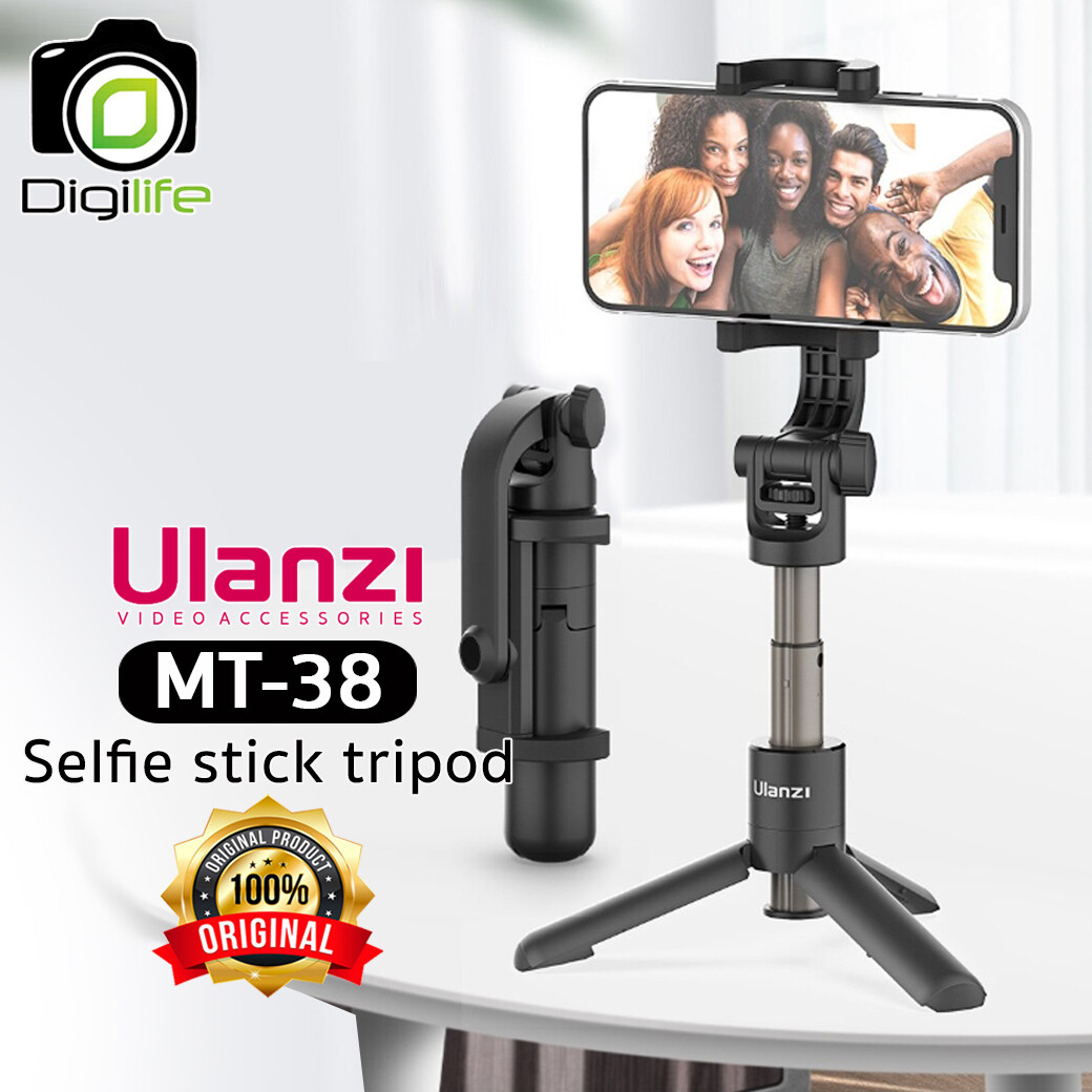 Ulanzi MT-38 Selfie Stick Tripod ไม้เซลฟี่ขนาดเล็ก ตั้งได้ พกพาสะดวก For Smart Phone , Action Cam , Gopro , VLOG