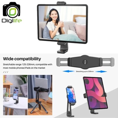 Ulanzi ST-20 Plastic Tablet Clamp ตัวจับ Smart Phone , Tablet พร้อมช่อง Cold Shoe
