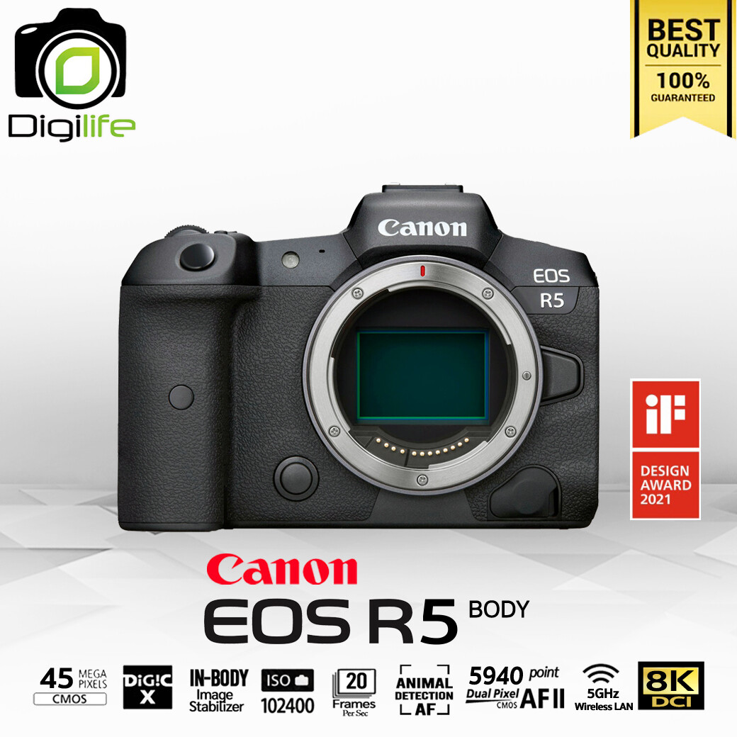 Canon Camera EOS R5 Body - รับประกันร้าน Digilife Thailand 1 ปี
