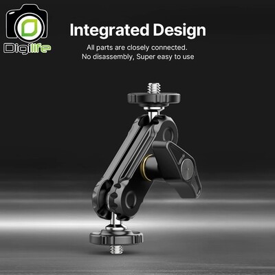 Ulanzi R102 Magic Arm Double Head เมจิกอาร์ม 9ซม. (3.54 นิ้ว) พร้อมหัวบอล - รับประกัน Ulanzi Thailand 1ปี