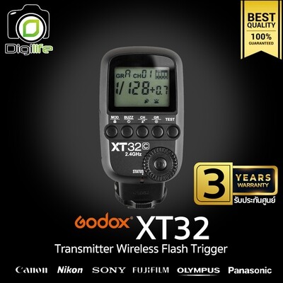 Godox Trigger XT32C For Canon , TTL Wireless Flash Trigger 2.4GHz, HSS 1/8000 - รับประกันศูนย์ Godox Thailand 3ปี