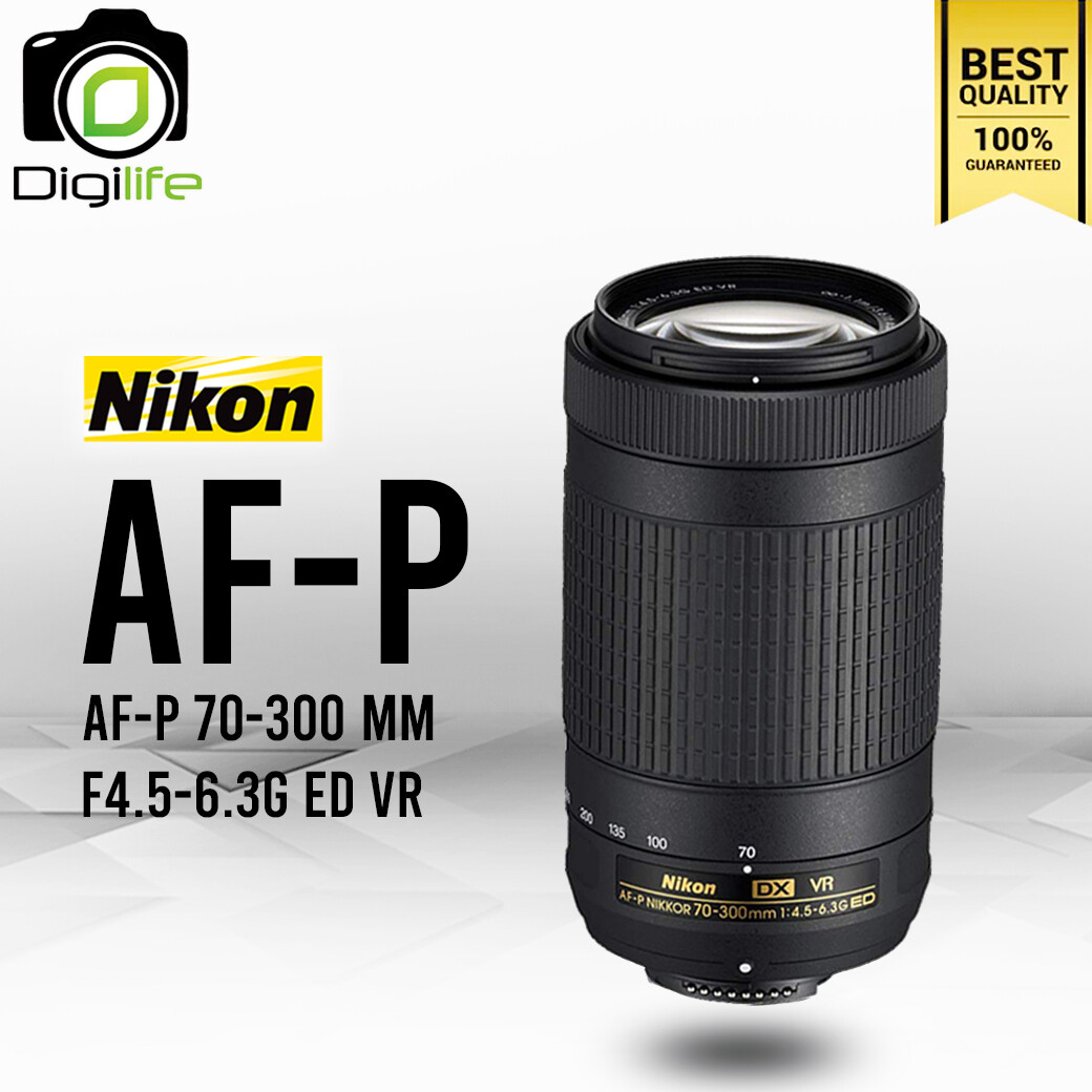 Nikon Lens AF-P 70-300 mm. F4.5-6.3G ED VR - รับประกันร้าน Digilife Thailand 1ปี