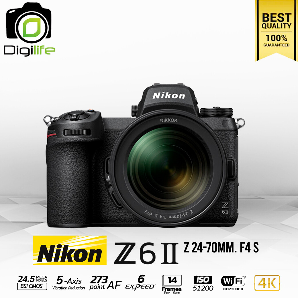 Nikon Camera Z6 II Kit Z 24-70 mm. F4 S - รับประกันร้าน Digilife Thailand 1ปี