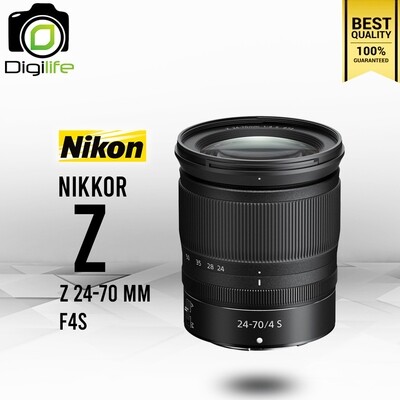 Nikon Lens Nikkor Z 24-70 mm. F4 S - รับประกันร้าน Digilife Thailand 1ปี