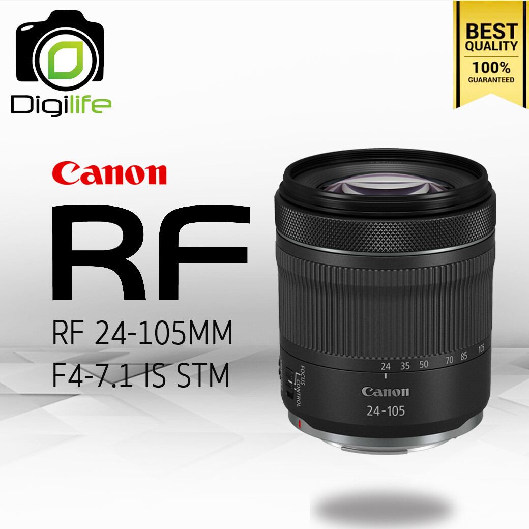 Canon Lens RF 24-105 mm. F4-7.1 IS STM [ For EOS R, RP ] - รับประกันร้าน Digilife Thailand 1ปี