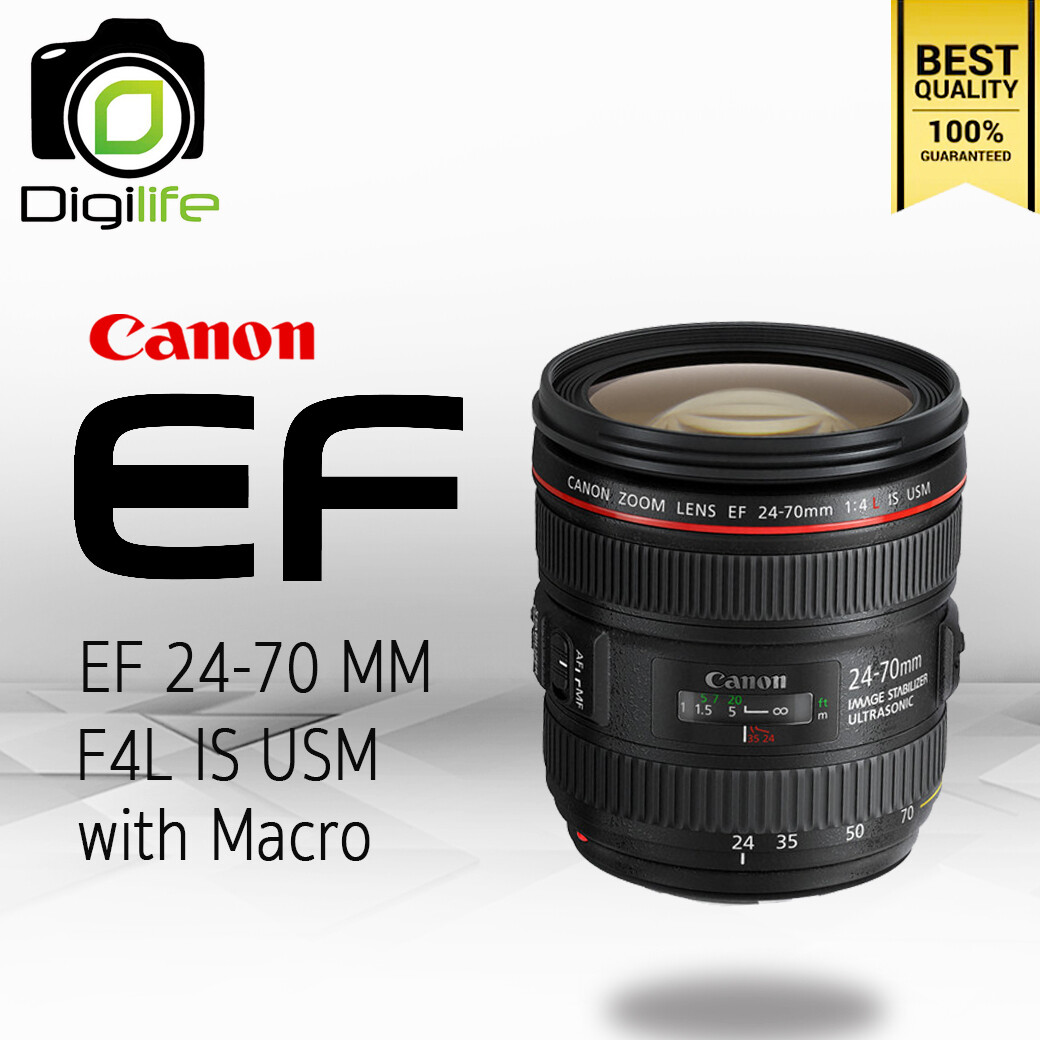 Canon Lens EF 24-70 mm. F4L IS USM * Macro & Normal - รับประกันร้าน Digilife Thailand 1ปี