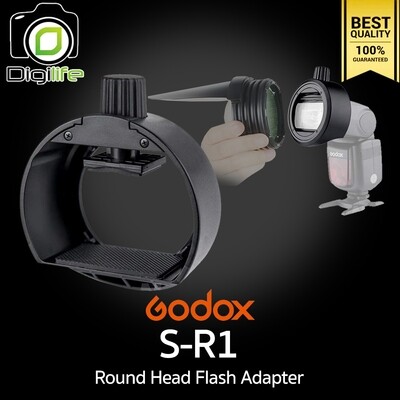 Godox S-R1 Round Head Acessory Adapter - ตัวแปลงใส่ Godox AK-R1