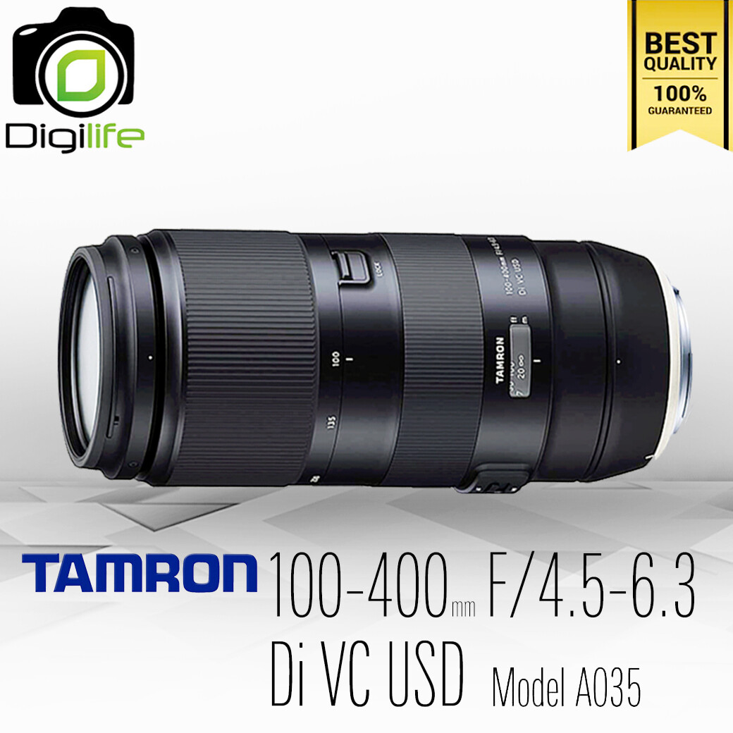 Tamron Lens 100-400 mm. F4.5-6.3 Di VC USD Model A035 - รับประกันร้าน Digilife Thailand 1ปี