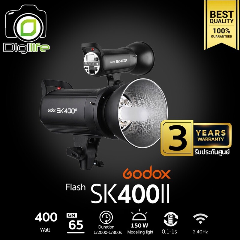 Godox Flash SK400II 400W 5600K Bowen Mount - รับประกันศูนย์ Godox Thailand 3ปี