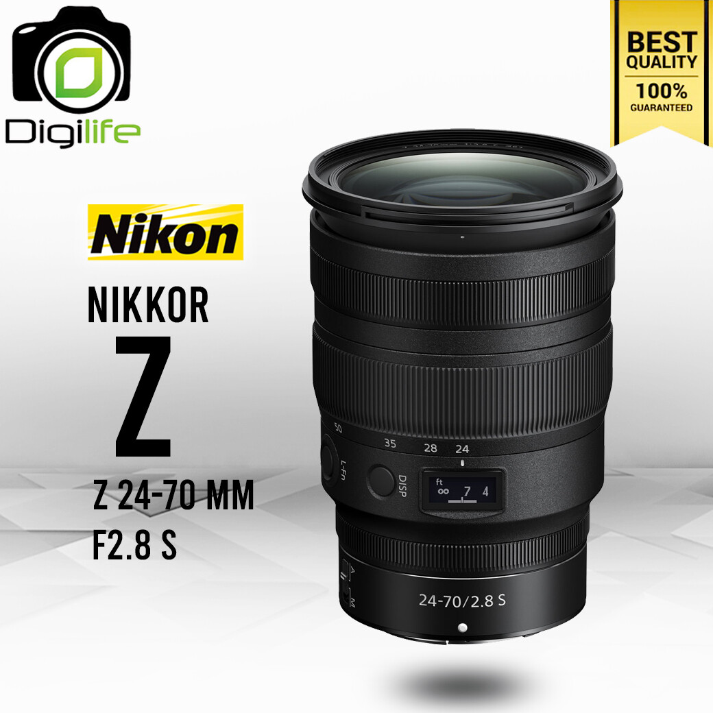Nikon Lens Z 24-70 mm. F2.8 S - รับประกันร้าน Digilife Thailand 1ปี