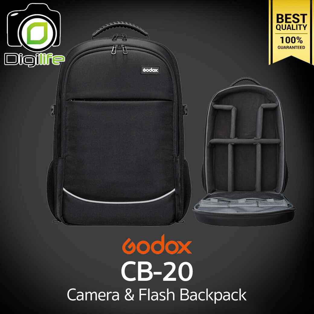 Godox Bag CB-20 Backpack For Camera , Flash , Accessories กระเป๋ากล้อง กระเป๋าไฟ