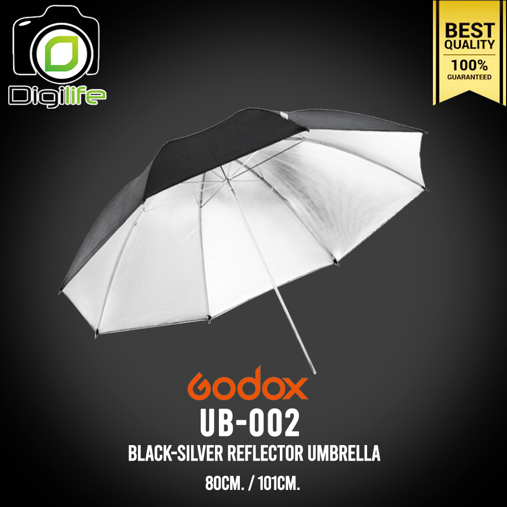 Godox Umbrella UB-002 - Black & Silver Reflector 84 cm. ร่มสะท้อน เงิน-ดำ