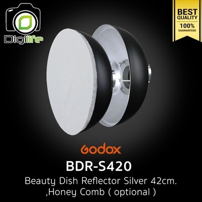 Godox Beauty Dish BDR-S420 + C-01 Honey Comp - Silver Reflector 42 cm. - Bowen Mount ( BDR-C420 )