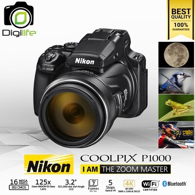 Nikon Camera Coolpix P1000  - รับประกันร้าน Digilife Thailand 1ปี