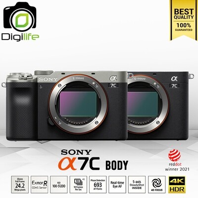 Sony Camera A7C Body - รับประกันร้าน Digilife Thailand 1ปี