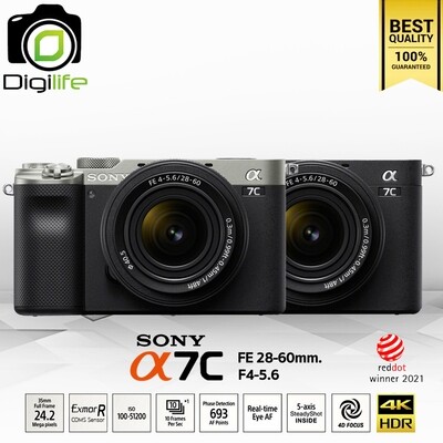 Sony Camera A7C Kit FE 28-60 mm. F4-5.6 - รับประกันร้าน Digilife Thailand 1ปี