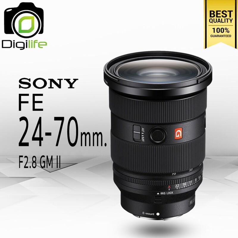 Sony Lens FE 24-70 mm. F2.8 GM II - รับประกันศูนย์ Sony Thailand 1ปี Sony Lens FE 24-70 mm. F2.8 GM II - รับประกันศูนย์ Sony Thailand 1ปี