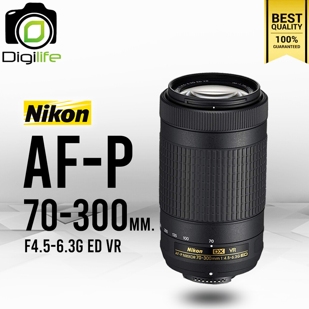 Nikon Lens AF-P 70-300 mm. F4.5-6.3G ED VR - รับประกันร้าน Digilife Thailand 1ปี