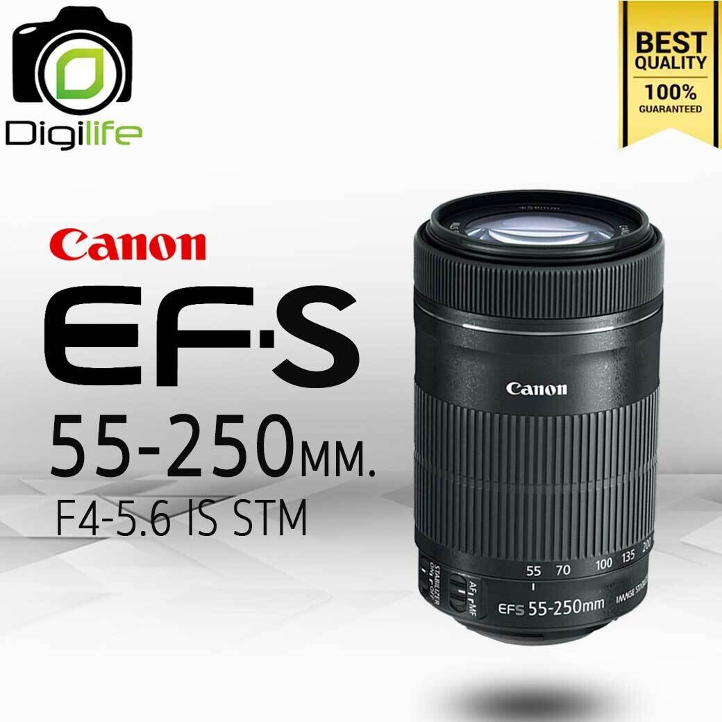 Canon Lens EF-S 55-250 mm. F4-5.6 IS STM - รับประกันร้าน Digilife Thailand 1 ปี