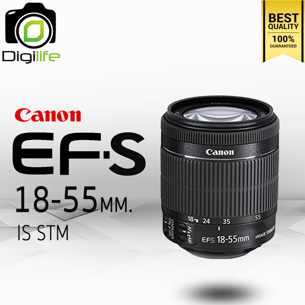Canon Lens EF-S 18-55 mm. F3.5-5.6 IS STM - รับประกันร้าน Digilife Thailand 1ปี