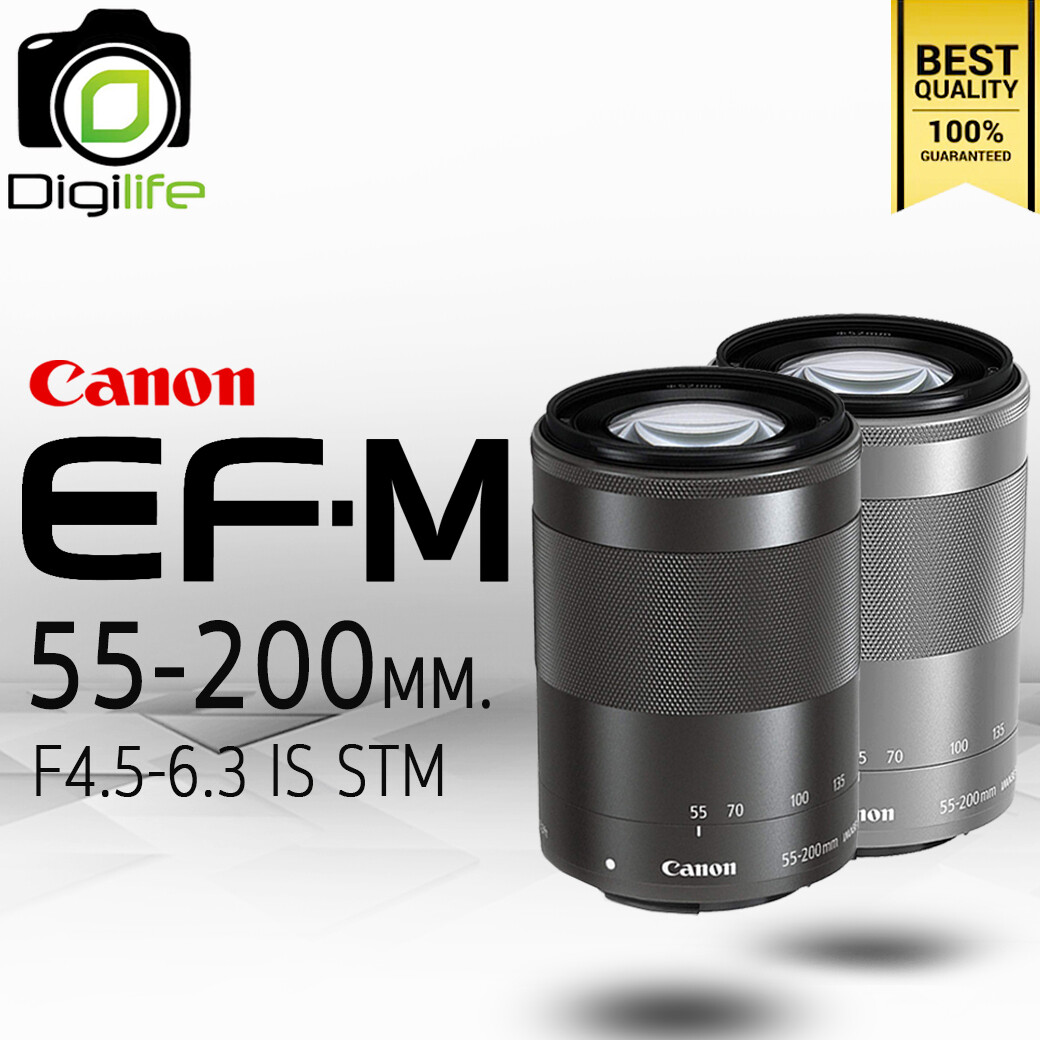 Canon Lens EF-M 55-200 mm. F4-6.3 IS STM - รับประกันร้าน Digilife Thailand 1ปี