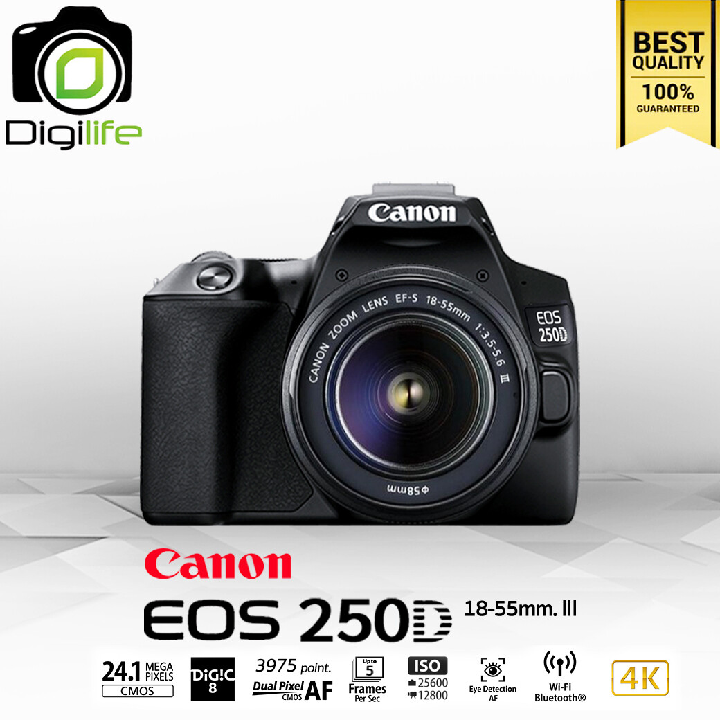 Canon Camera EOS 250D kit 18-55mm. , รับประกันร้าน Digilife Thailand 1ปี