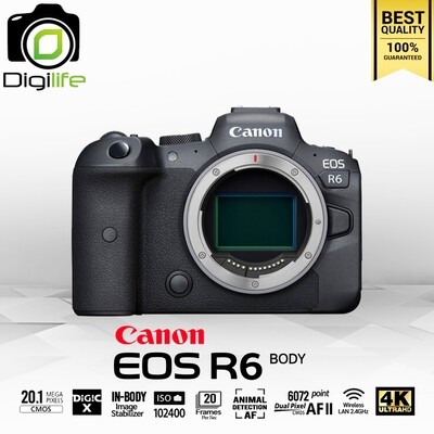 Canon Camera EOS R6 Body - รับประกันร้าน Digilife Thailand 1ปี