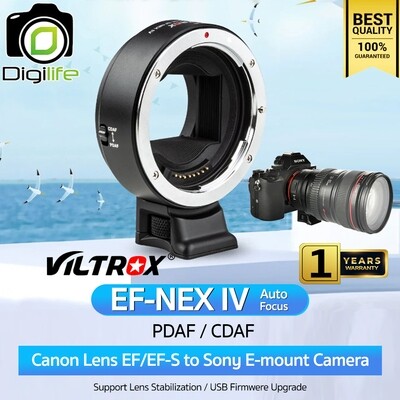 Viltrox Adapter EF-NEX IV - Mount Lens Auto Focus แปลงเลนส์แคนนอนใส่กล้องโซนี่ - รับประกันร้าน Digilife Thailand 1ปี