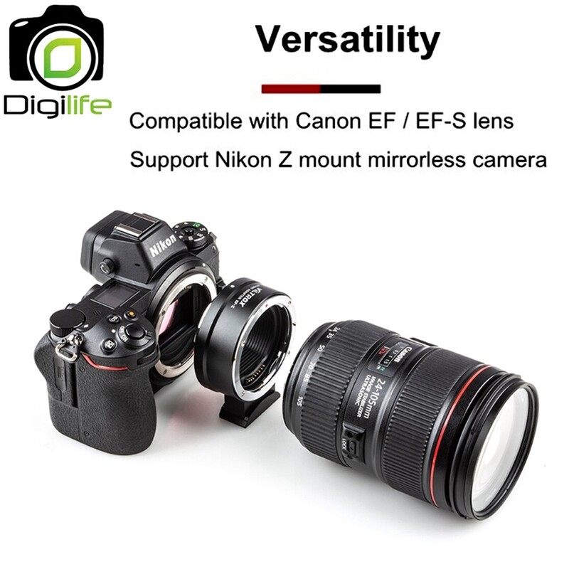 ลดล้างสต๊อก ** Viltrox Adapter EF-Z Auto Focus แปลงเลนส์ Canon EF / EF-S ใส่กล้อง Nikon Z-mount