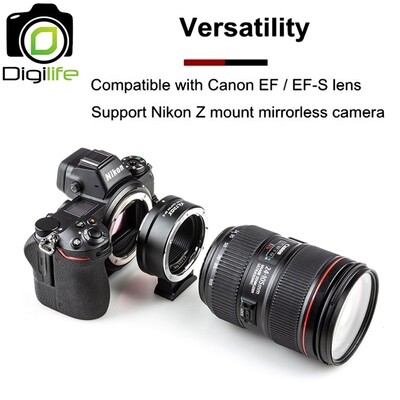 ลดล้างสต๊อก ** Viltrox Adapter EF-Z Auto Focus แปลงเลนส์ Canon EF / EF-S ใส่กล้อง Nikon Z-mount