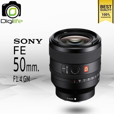 Sony Lens FE 50 mm. F1.4 GM - รับประกันร้าน Digilife Thailand 1ปี