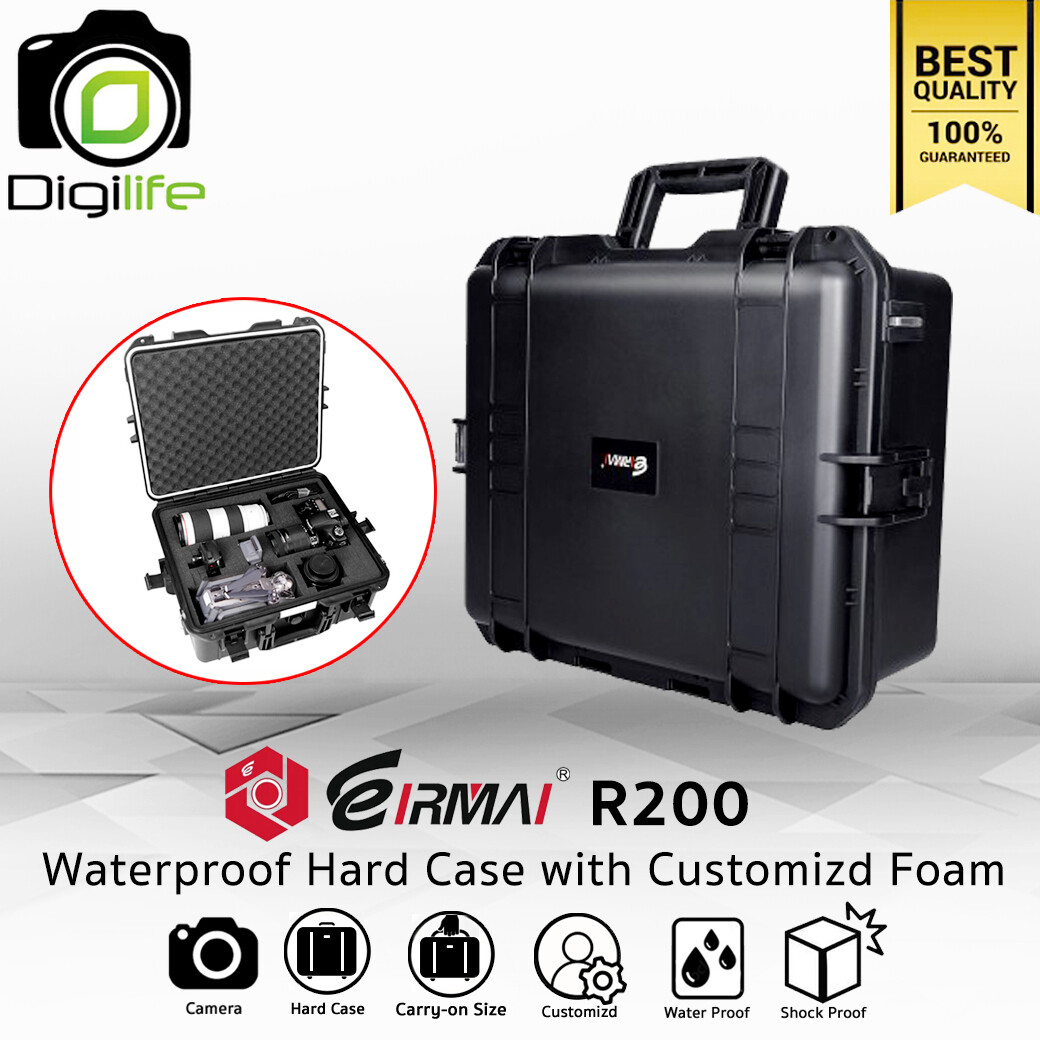 Eirmai Bag R200 Waterproof Hard Case For Camera, Flash , Accessories กระเป๋ากล้อง กันน้ำ กันกระแทก ไซด์ขึ้นเครื่อง