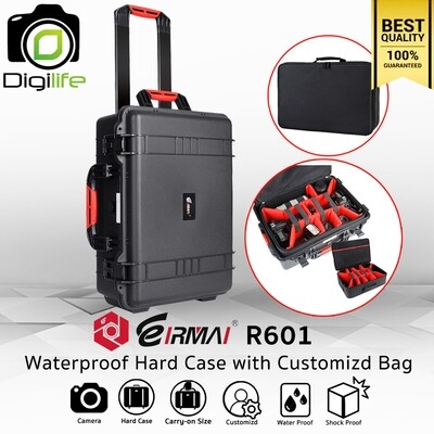 Eirmai Bag R601 Waterproof Hard Case For Camera, Flash , Accessories กระเป๋ากล้อง กันน้ำ กันกระแทก ไซด์ขึ้นเครื่อง