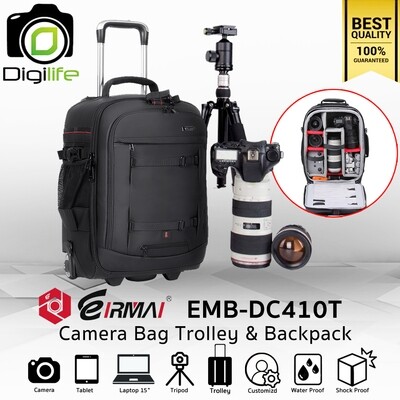 Eirmai Bag EMB-DC410T Waterproof Trolley Bag For Camera, Flash , Accessories กระเป๋ากล้อง กันน้ำ กันกระแทก
