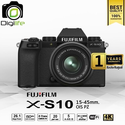 Fujifilm Camera X-S10 Kit 15-45 mm. OIS PZ - รับประกันศูนย์ Fujifilm Thailand 1ปี