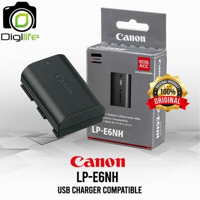 Canon Battery LP-E6NH , ** ของแท้ 100% For 60D 70D 80D 90D 6D 7D 5D ** รับประกัน 7 วัน