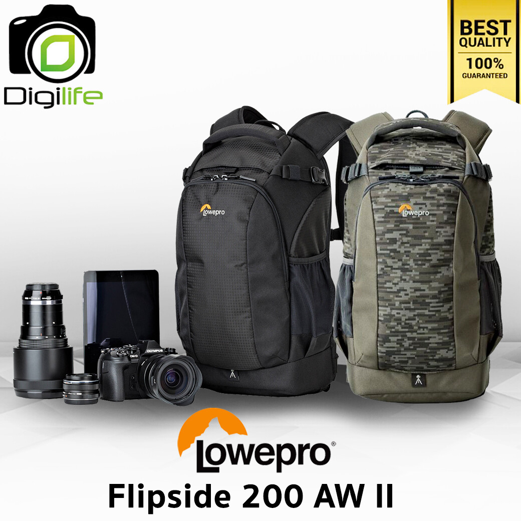 Lowepro Bag Flipside 200 AW II Backpack กระเป๋ากล้อง กระเป๋าเป้ กันน้ำ กันฝน กันกระแทก