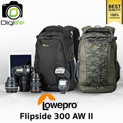 Lowepro Bag Flipside 300 AW II Backpack กระเป๋ากล้อง กระเป๋าเป้ กันน้ำ กันฝน กันกระแทก