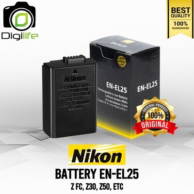 Nikon Battery EN-EL25 ( ของแท้ ) For Z Fc, Z30, Z50, etc - รับประกันร้าน Digilife Thailand 1 เดือน