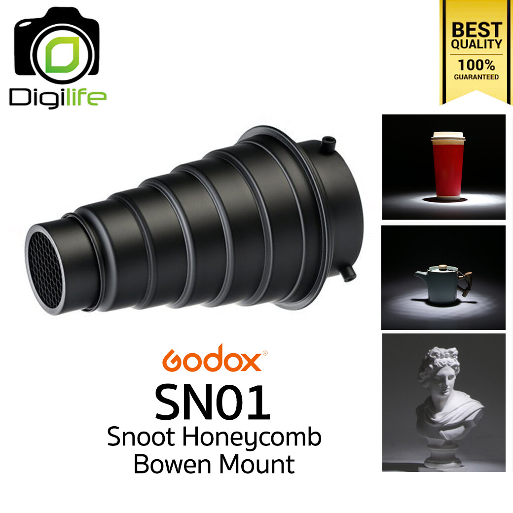 Godox Snoot SN01 Honeycomb Grid - Bowen Mount อุปกรณ์ช่วยโฟกัสแสง ถ่ายภาพ ถ่ายวีดีโอ ( SN-01 รังผึ้ง )