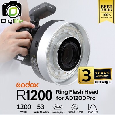 Godox Ring Flash Head R1200 1200W For AD1200Pro ถ่ายรูป ถ่ายวิดีโอ - รับประกันศูนย์ Godox Thailand 3ปี