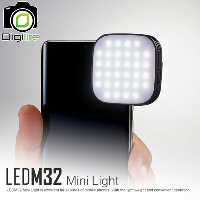 Godox LED M32 Mini Light ไฟขนาดเล็ก ติดโทรศัพท์มือถือ - รับประกันศูนย์ Godox Thailand 3ปี