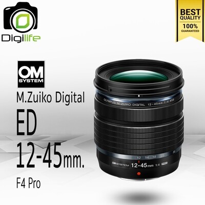 OM System Lens M.Zuiko ED 12-45 mm. F4 Pro - รับประกันร้าน Digilife Thailand 1ปี